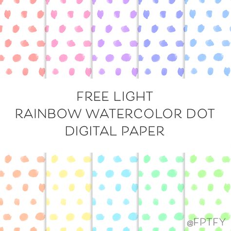 Such lovely FREE watercolor digital paper for you to use in a variety of ways for personal and commercial use!