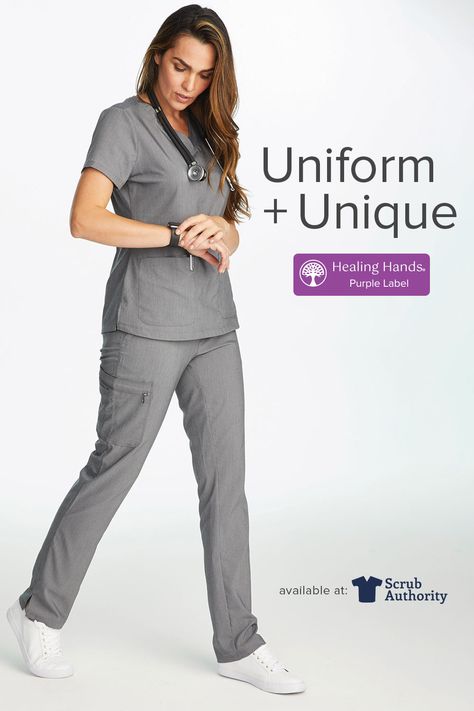 Check out the Healing Hands Purple Label line! Featuring both men's and women's scrubs, Purple Label offers soft stretch fabric with design features to help medical professionals get through their day with ease.⠀⠀⠀⠀⠀⠀⠀⠀⠀ ⠀⠀⠀⠀⠀⠀⠀⠀⠀⠀⠀⠀⠀⠀⠀⠀⠀⠀ #scrubauthority #scrubs #promoindustry #promotionalproducts #promoproducts #healthcare #healthcareapparel #healthcareuniforms #nurses #ASI #SAGE #wholesale #wholesaler #scrubauthority Maternity Scrub Top, Healing Hands Scrubs, Healthcare Uniforms, Leg Scrub, Maternity Scrubs, Hand Scrub, Scrub Jackets, Healing Hands, Purple Label