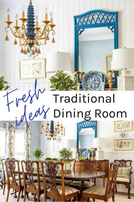 Fresh traditional decorating ideas for your dining room. PLUS - the magic formula for making scratches and dings to furniture virtually disappear. Popular Dining Room Colors, Traditional Decorating Ideas, Dining Room Furniture Makeover, Formal Dining Room Furniture, Traditional Decorating, Traditional Foyer, Dining Room Colour Schemes, Color Scheme Ideas, Dining Room Decorating Ideas