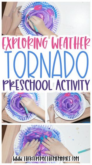 Weather For Preschool, Tornado Activities, Weather Crafts Preschool, Tornado Craft, Weather Preschool, Weather Lesson Plans, Tracing Preschool, Weather Activities Preschool, Daycare Art