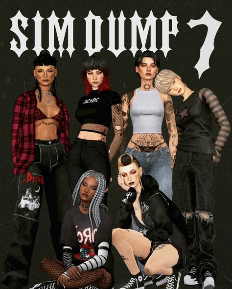 the sims 4 Sims 4 Cc Clothes Grunge Patreon, Sims 4 Dark Clothes Cc, Thirteen Sims 4, Sims Grunge Clothes, Emo Y2k Sims 4 Cc, Sims 4 Alternative Clothes, Sims 4 Cc Emo Clothes Maxis Match, Sims 4 Satanic Cc, Punk Cc Sims 4