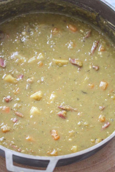 Cuban Heritage, Green Split Peas, Butternut Squash Cubes, Pea And Ham Soup, Cuban Style, Kabocha Squash, Ham Soup, Dutch Oven Cooking, Split Pea Soup