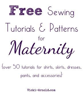 54 Free Sewing Tutorials and Patterns for Maternity Diy Maternity Clothes, Maternity Sewing Patterns, Free Sewing Tutorials, Maternity Patterns, Maternity Sewing, Maternity Shirts, Sewing Tutorials Free, Shirts Ideas, Ropa Diy