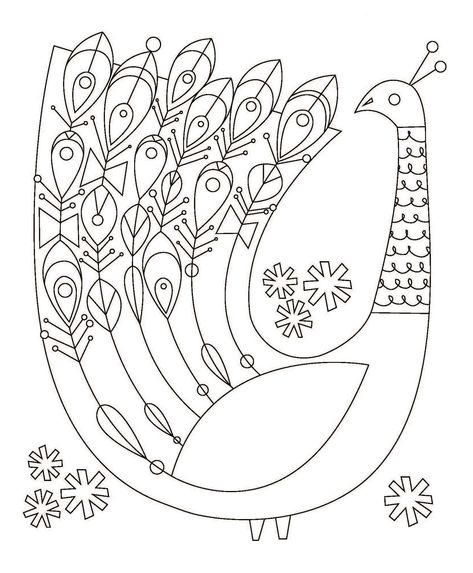 Art Coloring Pages, Hungarian Embroidery, Redwork Embroidery, Floral Embroidery Patterns, Pola Sulam, Embroidery Patterns Vintage, Folk Embroidery, Embroidery Patterns Free, Crewel Embroidery