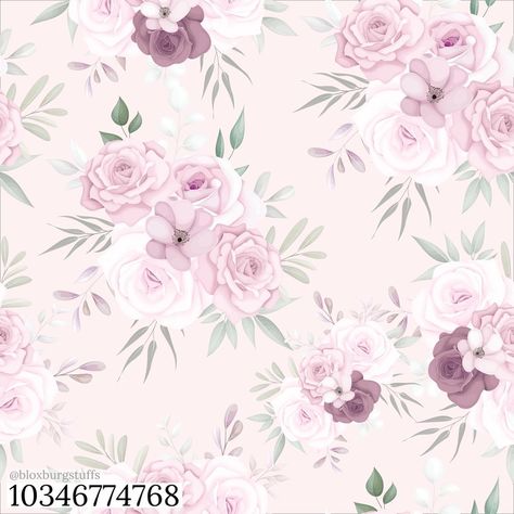 Floral Wallpaper Bloxburg Decals, Bloxburg Pink Wallpaper Decals, Pink Bloxburg Wallpaper Codes, Purple Decal Codes, Bloxburg Flower Wallpaper Codes, Floral Bloxburg Decals, Pink Wallpaper Decals Bloxburg, Bloxburg Pink Wallpaper Codes, Bloxburg Floral Wallpaper Codes