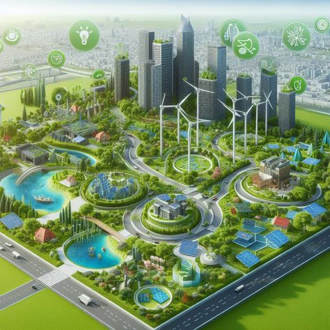 #eco #environment #sustainable #green #natural #design Eco City Concept, Sustainable Landscape Design, Sustainable Landscape, City Inspiration, Eco City, Urban Landscape Design, Sustainable Landscaping, Sustainable City, Green Environment