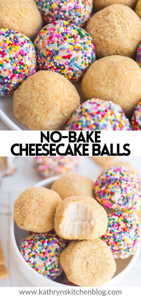 No Bake Cheesecake Pops, No Bake Cheesecake Cookies, Easy Desserts Cheesecake, No Bake Cheesecake Cake Pops, Desert Balls Cream Cheeses, Sweet Treats Easy To Make For Party, No Bake Cheesecake Truffles, No Bake Cookie Bites, No Bake Cheesecake Recipes Easy Simple