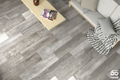 Wood Look Tiles, Wood Effect Tiles, Grey Tiles, Wood Look Tile, Flooring Options, Wood Tile, Grey Wood, Tile Design, Porcelain Tile