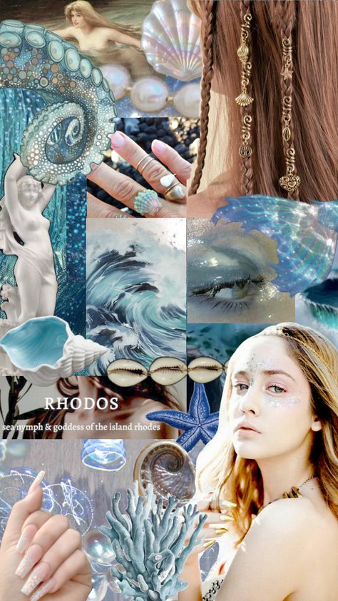 #rhodos #sea #nymph #seanymph Sea Nymph, Greek Sea, 22nd Birthday, Creative Portfolio, Ocean Lover, Greek Goddess, Greek Mythology, Aesthetic Fashion, Connect With People