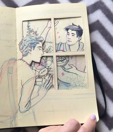 I wanna do something like this again in my new sketchbook 🌿 Art Du Croquis, Journal D'art, Výtvarné Reference, Art Mignon, Idee Cosplay, Kunst Inspiration, Sketchbook Art Journal, Art Diary, Arte Sketchbook