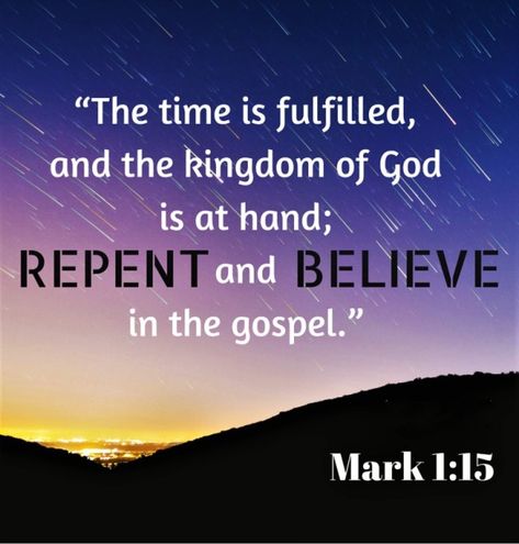 The Kingdom of God is at hand. Repent, and believe in the Gospel.” Mark 1:15 | One Walk Maverick City Music, Maverick City, Preaching The Gospel, Jesus In The Temple, Heaven Is Real, Repent And Believe, He Is Lord, End Times Prophecy, Jesus At The Center