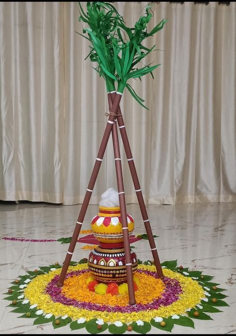 Gollu Decorations Ideas, Pongal Celebration Decoration In School, Thai Pongal Decorations, Sankranti Decoration Idea, Shashtipurthi Decoration, Kite Festival Decoration Ideas, Sankranthi Decoration Ideas, Makarsankranti Decoration Ideas, Sankranthi Decoration Ideas At Home