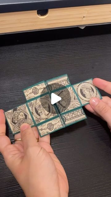 Mezzogiornoh on Instagram: "Infinity folding card making   #NeverEndingCard #infinitycard #endlessfolding #greekmythology" Infinity Paper Folding, Infinity Folding Card, Infinity Card Ideas, Infinity Cards, Money Gifts Christmas, Infinity Card, Never Ending Card, Letter Folding, Money Gifts