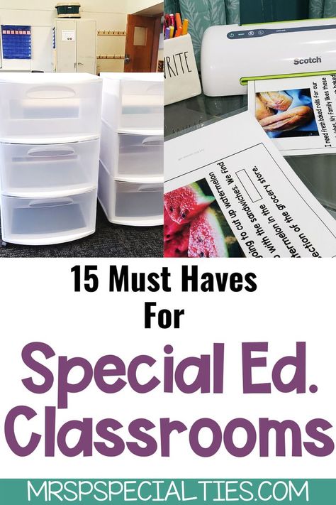 Sped Behavior Classroom, Sped Prek Classroom, Sped Classroom Centers, Ebd Classroom Elementary, Self Contained Kindergarten Classroom, Classroom Management Special Education, Special Ed Organization, Special Education Classroom Setup Resource Room, Special Education Supplies