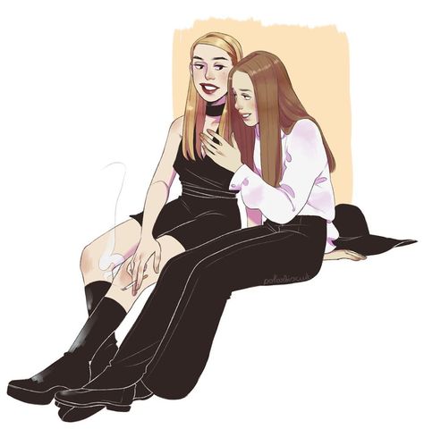 Madison and Zoe Madison And Zoe, American Horror Story Characters, Madison Montgomery, Scary People, Ahs Coven, Cody Fern, Something Scary, American Horror Story Seasons, Sabrina Spellman