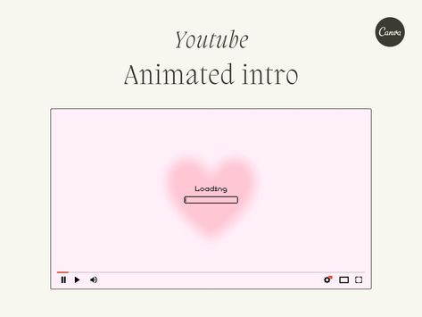 YouTube Channel Intro template with a heart gradient animation. Editable in Canva. #youtubechannelintro #youtubechanneltemplate . #Intro_Youtube_Videos_Template #Aesthetic_Youtube_Channel #Youtube_Intro_Template #Heart_Gradient Aesthetic Youtube Outro Template, Cute Youtube Intro Ideas, Cute Intros For Youtube Video, Banner Image For Youtube, Intro Youtube Videos Template, Templates For Youtube, Gradient Animation, Youtube Channel Intro, Youtube Intros