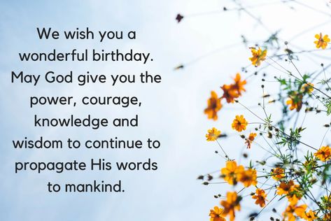 Birthday Wishes For Pastor, Happy Birthday Spiritual, Biblical Birthday Wishes, Christian Happy Birthday Wishes, Birthday Spiritual, Happy Birthday Lady, Happy Birthday Pastor, Spiritual Birthday Wishes, Happy Birthday Prayer