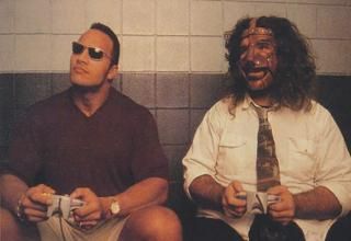 40 Awesome Photos From The Good Old Days Of Wrestling Mankind Wwe, Famous Wrestlers, Wwe The Rock, Mick Foley, Wrestling Posters, Stephanie Mcmahon, Wwe Legends, Wwe World, The Rock Dwayne Johnson