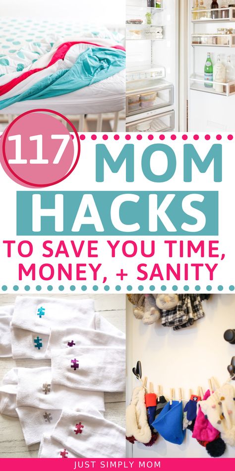 Try these mom hacks to simplify life with kids. These clever ideas will save you time, money, & sanity with organization, cleaning, & cooking Sell Easy, Mom Needs, Mom Life Hacks, Confidence Kids, Smart Parenting, Organized Mom, Crafts Easy, Sell Diy, Hat Patterns