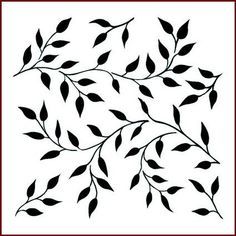 Stencil Drawings Ideas, Stencil Designs Creative, Leaf Design Pattern, Stencil Flowers, Leaves Stencil, Imagination Crafts, Zentangle Flowers, Floral Stencil, Stencil Printing