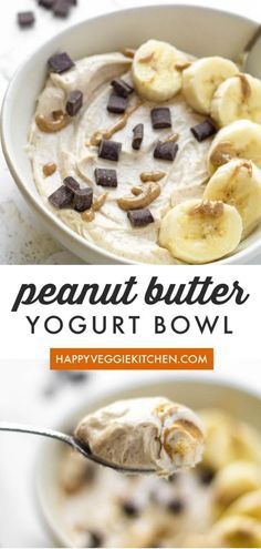 Peanut Butter Yogurt Bowl, Yogurt Bowl Recipe, Packed Snacks, Peanut Butter Yogurt, Protein Packed Snacks, Healthy Food Facts, Yogurt Bowl, Yogurt Recipes, Lost 100 Pounds