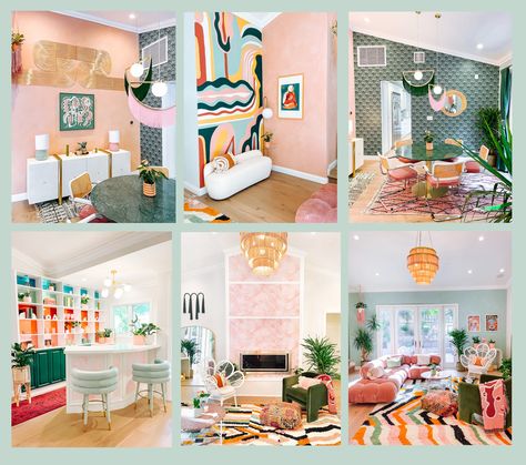 Trixie Motel, Interior Design Fashion, Colourful Living Room Decor, Home Makeover, Design Jobs, Living Room Makeover, Dream House Decor, Interior Inspo, Dream Room