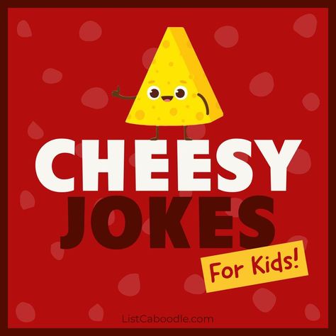 Take a bite of these cheesy jokes for kids. Includes jokes, puns, and cheesy humor to keep kids of all ages in stitches. #CheesyJokes #KidsJokes #Kids #Jokes #KidsHumor Jokes For First Graders, Silly Jokes Hilarious, Kid Jokes Funny, Kids Jokes Funny, Corny Jokes For Kids, Kids Jokes And Riddles, Jokes For Kids Funny, Lunch Jokes, Jokes For Kids Hilarious