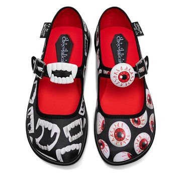 Womens Mary Jane Flats, Mary Jane Flat Shoes, Hot Chocolate Design, Vampire Teeth, Attitude Clothing, Mary Jane Shoes Flat, What Makes You Beautiful, Velvet Flats, Chocolate Design