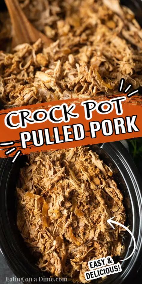 Pork Barbecue Crock Pot, Bbq In Crockpot, Pork In Crock Pot, Crock Pot Bbq Pulled Pork, Pulled Pork Crock Pot Recipes, Quick Tacos, Pulled Pork Sandwiches Crock Pot, Pulled Pork Crock, Crockpot Pulled Pork Bbq