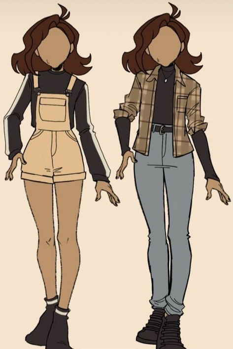 [ save & follow ] - (◍•ᴗ•◍) Woman Clothes Drawing Reference, Clothing Design Sketches Aesthetic Male, Character Outfits Male Casual Drawing, Drawing Outfit References, Cartoon Clothes Reference, Tomboy Oc Drawing, Drawing People Clothes, Cartoon Pants Drawing, Clothing References Female