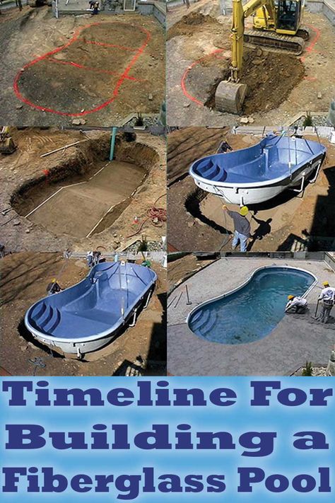 Cheap Inground Pool, Swimming Pools Backyard Inground, Small Fiberglass Pools, Fiberglass Pool Installation, Inground Pool Designs, Moderne Pools, Pool Cost, Building A Swimming Pool, Fiberglass Pool