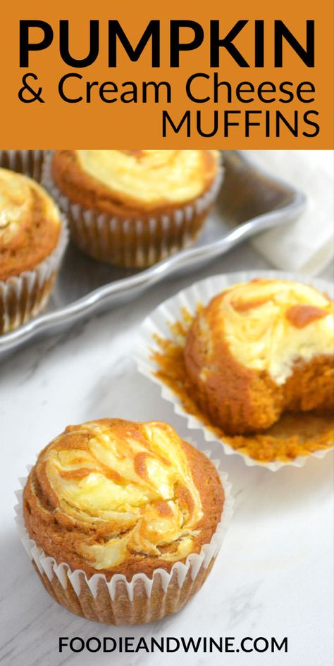 Magic Muffins, Canned Pumpkin Recipes, Tailgate Ideas, Thanksgiving Baking, Halloween Deserts, Bakery Cupcakes, Pumpkin Treats, Pumpkin Cream Cheese Muffins, Pumpkin Recipes Healthy