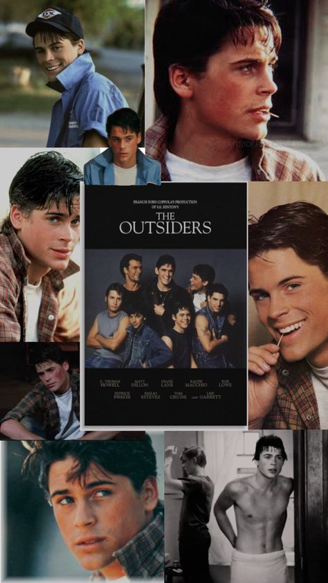 Soda pop Curtis: please be the father of my kids!😉 Soda Pop Curtis, The Outsiders Sodapop, The Outsiders Greasers, Rob Lowe, Patrick Swayze, Soda Pop, The Father, The Outsiders