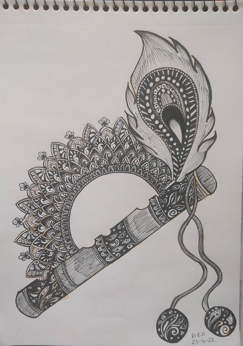 Mandala art krishna ( reference pinterest) Krishna Reference, Mandala Art Krishna, Art Krishna, Doddle Art, Ganesh Art Paintings, Easy Mandala Drawing, Abstract Portrait Painting, Nature Art Drawings, Pencil Sketch Images