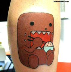 Domo! Domo Kun Tattoo, Domo Tattoo, Robot Tattoo, Domo Kun, Love Tattoo, Monster Characters, Rawr Xd, Dream Tattoos, T Art