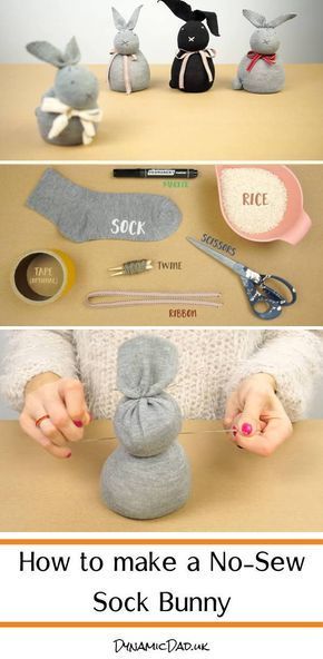 Diy Rabbit Craft, Diy Sock Bunny No Sew, Easter Bunny Crafts Diy, Easter Crafts For Teenagers, Easy Diy Spring Crafts, Odd Socks Ideas, Easter Crafts For School, Sock Dolls Diy Easy No Sew, Diy Childrens Toys