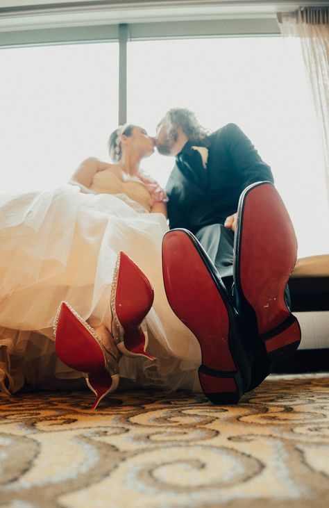 Red Bottom Wedding Pictures, Louboutin Shoes Wedding, Louboutin Couple, Wedding Shoes Christian Louboutin, Louboutin Shoes Mens, Louboutin Wedding Shoes, Louboutin Wedding, Groom Wedding Shoes, Cartier Love Wedding Band