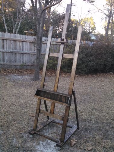 build it yourself painter s easel, crafts, diy, how to, woodworking projects Diy Easel, Wood Crafting Tools, Genius Ideas, Woodworking Patterns, Wooden Easel, Art Easel, Easy Wood Projects, Learn Woodworking, Woodworking Projects That Sell