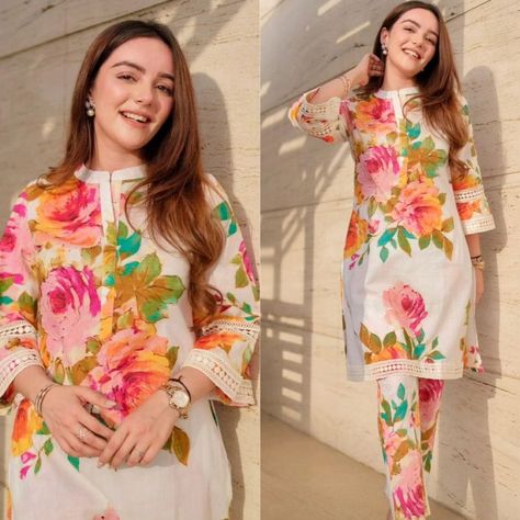 *Restock* for more details cnt - 7206926018 💃Enjoy New Floral Cream Kurta Pant set with amazing lace Work ❤️ Stylish Kurta sets for this Summer which gives you a cool n stylish look Very comfortable and classy🥰 *Size-M(38),L(40),XL(42),XXL(44),3xl(46)* *Fabric -Maslin digital print* Ready to dispatch Limited stock Hurry up Stylish Kurta, Kurta Pants, Kurta Pant Set, White Kurta, Amazing Lace, Pant Set, This Summer, Floral, Pants