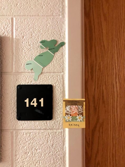 Bunny door dec and window frame door dec. #doordec #reslife #college #residentadvisor Door Room Ideas, Door Room Ideas College, College Dorm Door, Room Ideas College, Dorm Door Decorations, Dorm Door, Door Room, Home Door, Home Doors