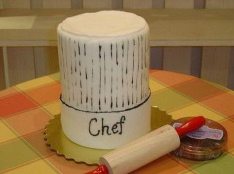 Chef Hat Cake, Chef Birthday Cake, Chef Cake, Hat Cake, Chef Hat, Chefs Hat, Birthday Cakes, 2nd Birthday, Party Planning