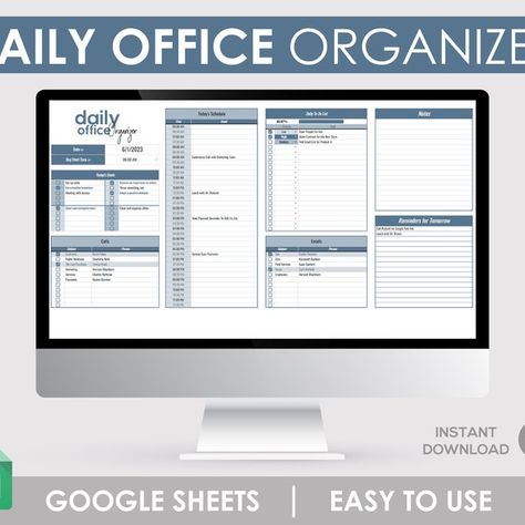 Digital Organizer, Desk Accessories, Productivity Tools, Workspace Essentials Home Office Supplies Work Planner Time Management Task Tracker - Etsy Thailand Udl Lesson Plans, Digital File Organization, Time Organization, Digital Organizer, Work Management, Workspace Essentials, Home Office Supplies, Work Desks, Task Tracker