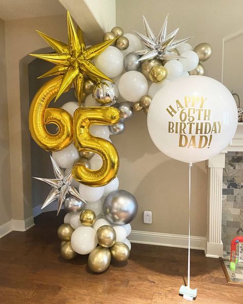 Big Ass Balloons™️🎈 (@bigassballoons) • Instagram photos and videos 40th Balloons Decoration, Mom 65th Birthday Party Ideas, 65 Birthday Balloon Ideas, 65 Birthday Ideas For Mom Decoration, 65th Birthday Decorations For Mom, Cake 65th Birthday Men, 65th Party Ideas, 65th Surprise Birthday Party Ideas, 65 Birthday Theme Party Ideas