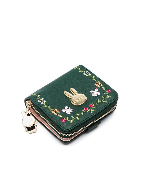 Buy Vine Embroidery Cute Miffy Rabbit Elegant Classic Lolita Dark Green Short Folding Wallet on Lolitain.com. Choose your perfect classic lolita dress, gothic lolita dress, and more. Regular discounts up to 50% off. Short Folding, Vine Embroidery, Embroidery Cute, Classic Lolita, Cute Wallets, Green Dresses, Pretty Bags, Cute Little Things, Fold Wallet