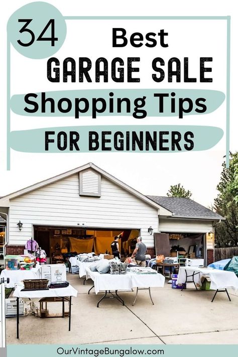 Yard Sale Displays, Selling House Checklist, Yard Sale Display, Yard Sale Organization, Garage Sale Organization, Vintage Bungalow, Garage Sale Ideas, Yard Sale Tips, Yard Sale Signs