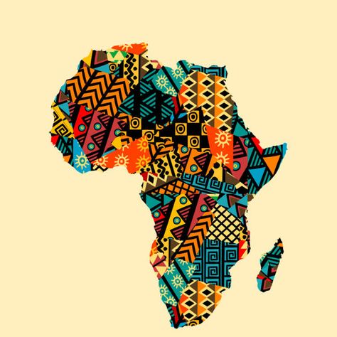 Africa Map, Clip Art, Map, Illustrations, Pattern, Art