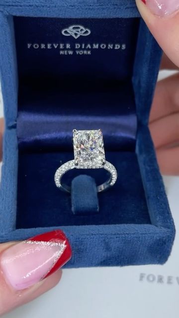 Forever Diamonds NY on Instagram: "Open for a surprise 💍" Forever Diamonds Ny, Engagement Rings Wedding Bands Set, Photos Edit, Pretty Rings, Rings Wedding, Future Wedding, Diamond Rings, Sapphire Ring, Vancouver