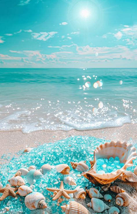 Dream Beach Houses The Ocean, Fantasy Beach, American Mansions, Beach Wall Collage, Beach Inspiration, Beautiful Beach Pictures, Scene Wallpaper, Cute Summer Wallpapers, Beautiful Ocean Pictures