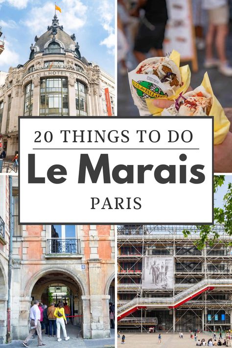 Looking for the best things to do in Le Marais, Paris? Here are 20 epic activities in Le Marais Paris! Travel Paris | Paris Itinerary | Paris date night | First trip to Paris | What to do in Paris | things to do Paris | Paris Guide |Le Marais Paris | Best shops in Paris | Best spots in Le Marais Paris | best of Paris | Romantic things to do in Paris | Shopping in Paris | Best food Paris | best date Paris | Date night in Paris | Le Marais Paris things to do | Explore Le Marais Paris Paris Date Night, Date Night In Paris, Europe Planning, Best Cafes In Paris, What To Do In Paris, Food Paris, Shopping In Paris, Paris Things To Do, Paris In Spring