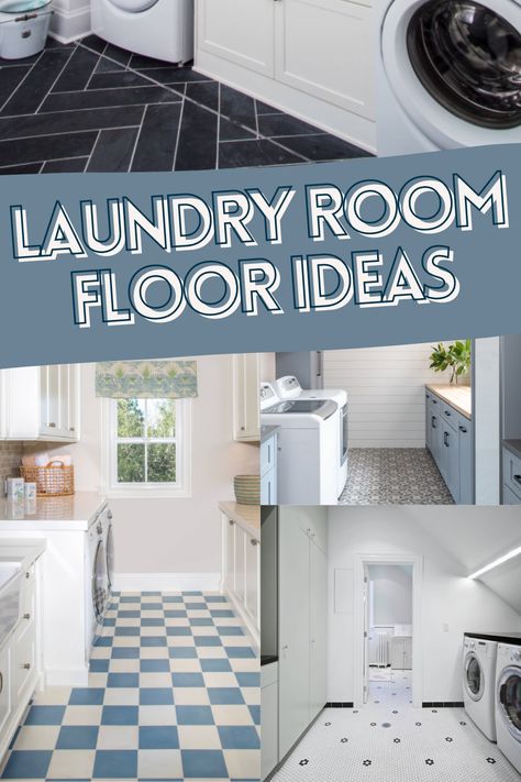 Laundry room floors need to be durable, water-resistant, easy to clean, and capable of withstanding heavy foot traffic. In this comprehensive guide, we will explore various flooring options for laundry rooms, discussing their pros and cons, installation requirements, and maintenance considerations. By the end, you’ll be well-equipped to choose the perfect flooring solution for your laundry room. #laundryroomfloors #laundryroom Laundry Room Flooring Ideas, Laundry Room Floor Ideas, Laundry Room Floors, Room Floor Ideas, Room Flooring Ideas, Flooring Ideas Vinyl, Room Tiles Floor, Laundry Room Floor, Room Floor Tiles